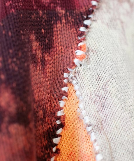 "水月鏡花" Flower knit that you can see but you can't get, Rebuild by vintages