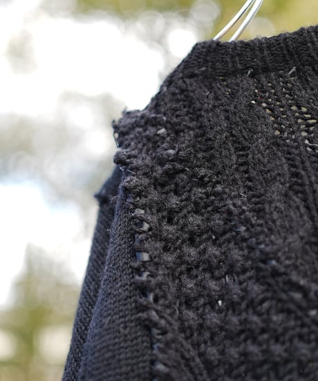 【京都紋付×nisai】"第二の黒" Black 2, Rebuild by vintages
