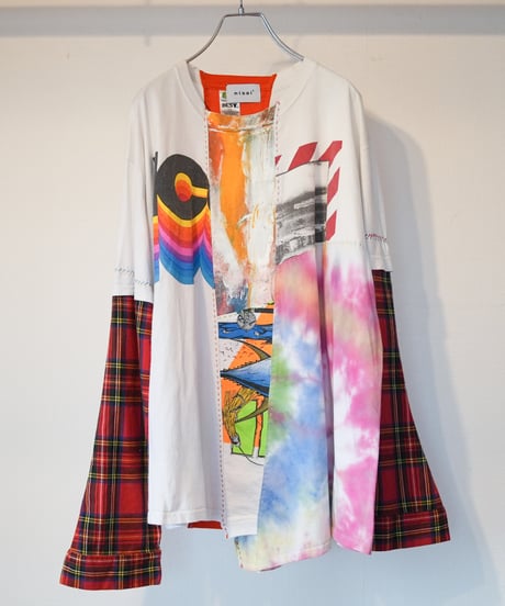 "私だけの色彩" My own colors long sleeve t-shirt, Rebuild by vintages
