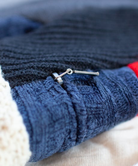 "つぎはぎのアームニット／レッグウォーマー 第五十色" Arm Knit/Leg Warmers, Rebuild by vintages