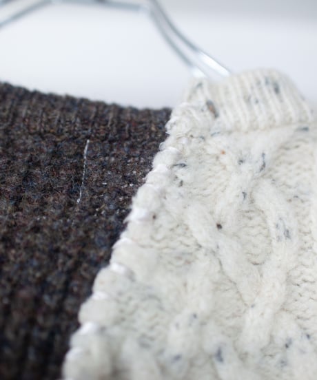 "彼と彼女" he and she knit, Rebuild by vintages
