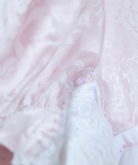 "ひっくりかえったドレスブラウス" upside down dress blouse, rebuild by vintages