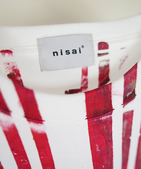 "色彩手刷りのTシャツ 2024年版 第三色" T-shirt with hand-printed colors