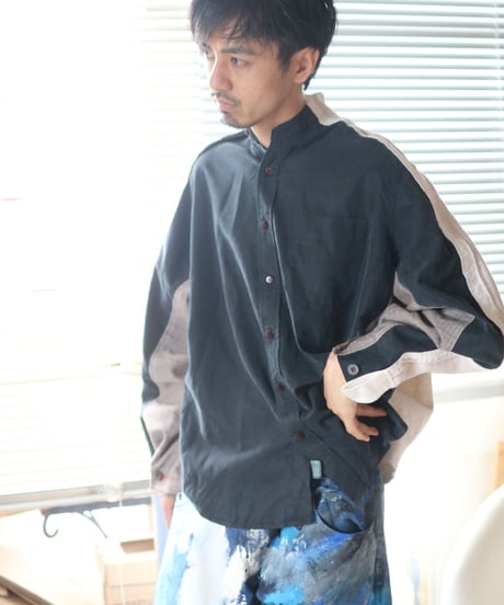 "日々是異装" Daily decorative cross-cultural communication Shirt-Jacket, rebuild by Vintages