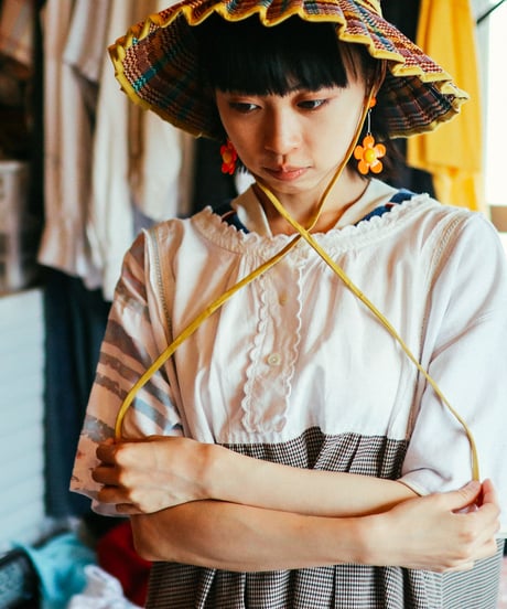 "雨が上がったらお出かけしましょう" Let's go out when it rains Dress, rebuild by vintages