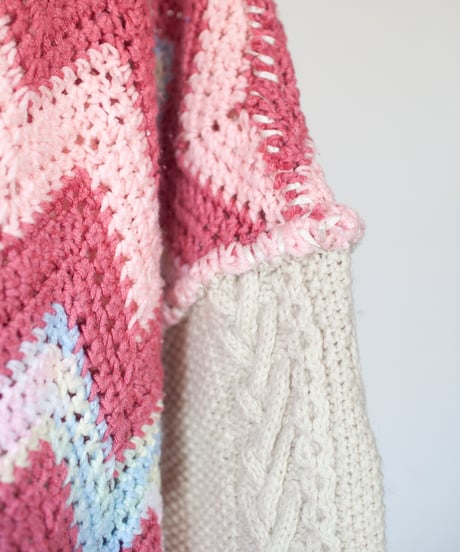 "ときめきの導火線" The fuse of a crush long-knit, Rebuild by vintages