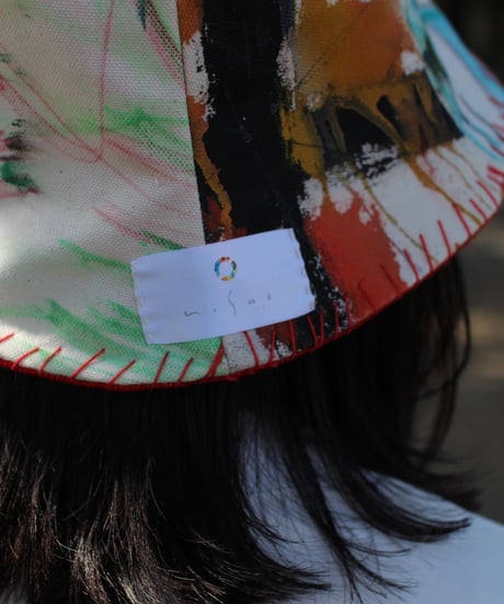 【nisai × daisuke kondo】”遊びと色の果て” After Painting Play Hat / 003