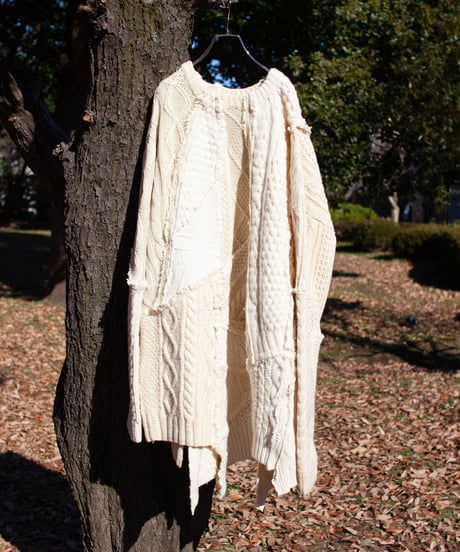 "白昼夢" Daydream over knit, Rebuild by vintages