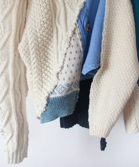 "光の愛" Love of light knit, Rebuild by vintages