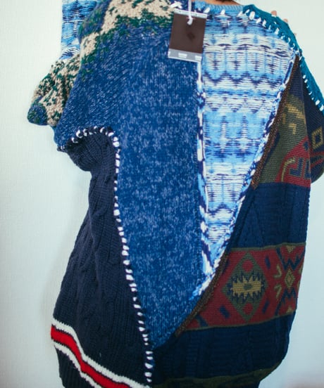 "惑星" planet knit, Rebuild by vintages