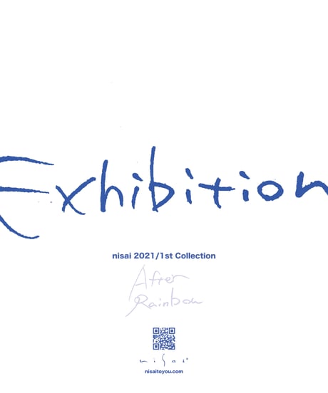 【予約券】nisai 2021 1st Collection "AFTER RAINBOW" 展示入場券