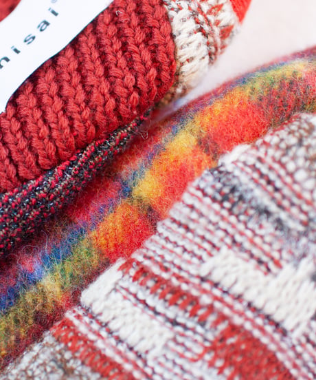 "つぎはぎのアームニット／レッグウォーマー 第五十四色" Arm Knit/Leg Warmers, Rebuild by vintages