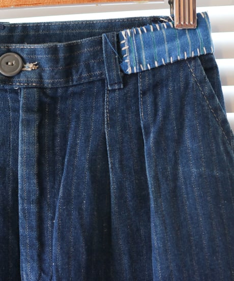 "青い少女とカンディンスキー" the blue girl and Kandinsky denim, based vintage LEE