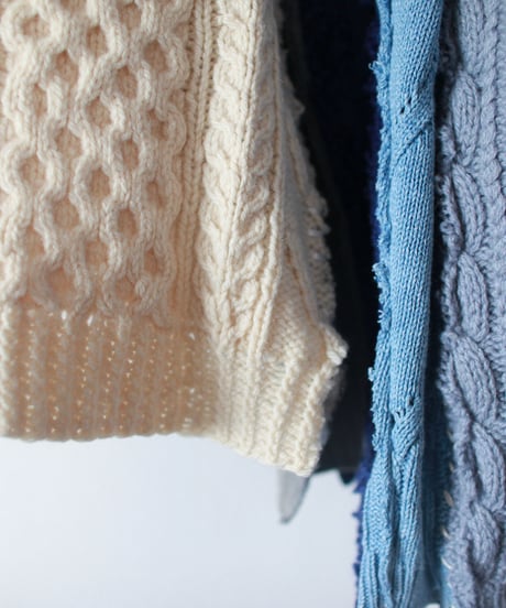 "冬の女神" goddess of winter knit, Rebuild by vintages