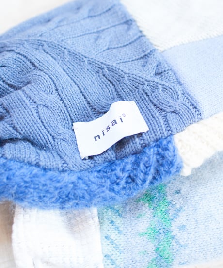 "つぎはぎのアームニット／レッグウォーマー 第二十八色" Arm Knit/Leg Warmers, Rebuild by vintages