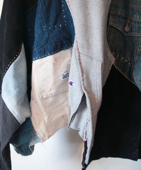 "日食" Solar eclipse pull-over, Rebuild by vintages