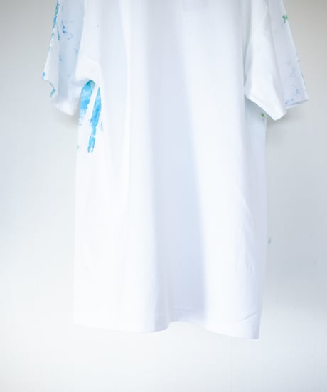 "草木が濡れる音" The sound of grass getting wet, Hand-printed silk-screen T-shirt