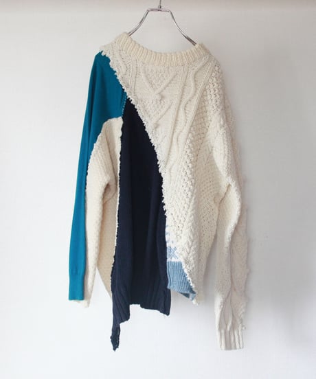 "光の愛" Love of light knit, Rebuild by vintages