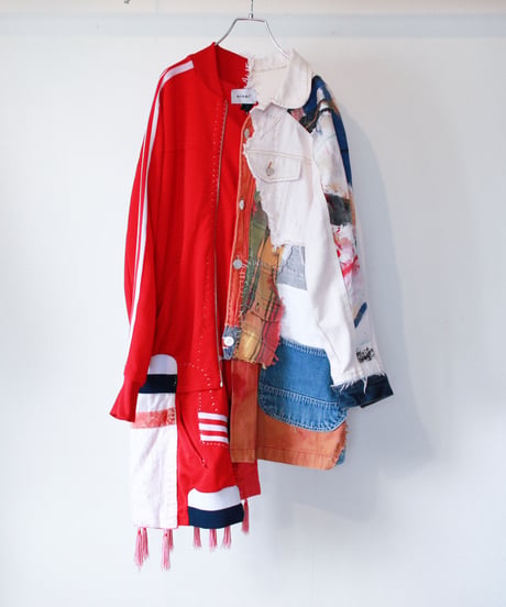 "映画みたいな恋のトラック・コート" Love, like a Cinema track coat, Rebuild by vintages
