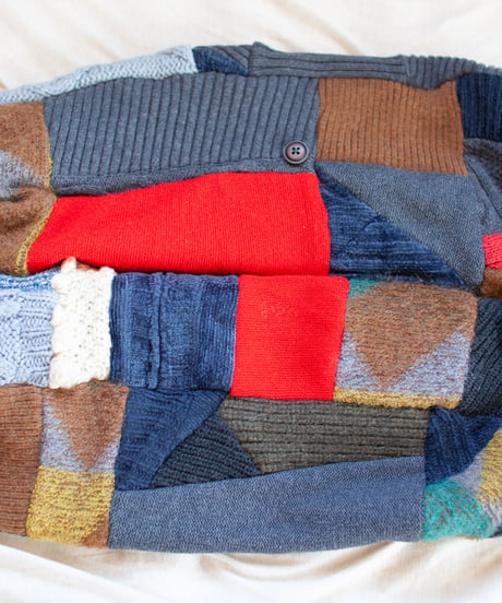 "つぎはぎのアームニット／レッグウォーマー 第五十色" Arm Knit/Leg Warmers, Rebuild by vintages