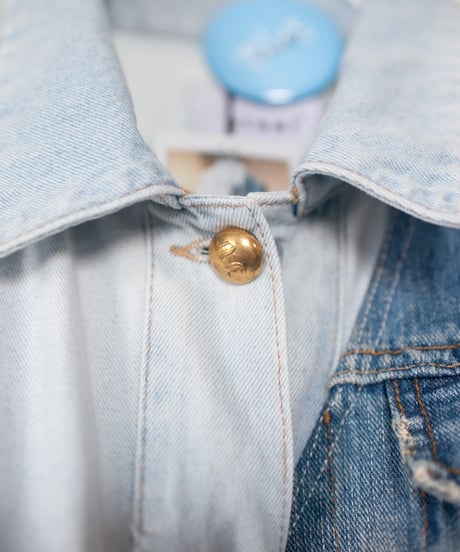 "航海" Voyager denim jacket, Rebuild by vintages