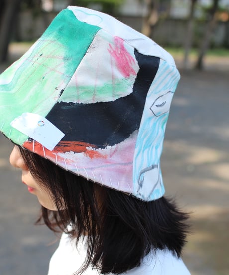 【nisai × daisuke kondo】”遊びと色の果て” After Painting Play Hat / 002