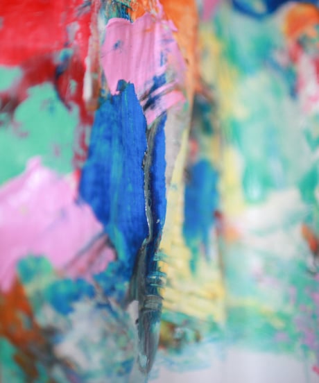 "内省" introspection, Hand-painted based on French One-piece