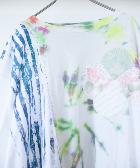 "水、光、花" water, light and flowers T-shirts, Rebuild by vintages