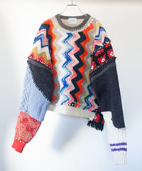 "愛おしい不自由" lovely inconvenience knit, Rebuild by vintages