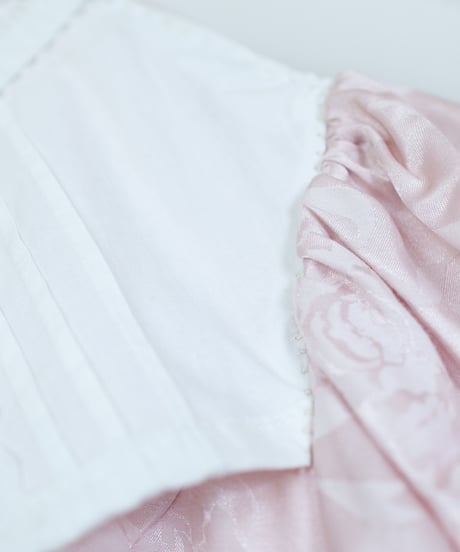 "ひっくりかえったドレスブラウス" upside down dress blouse, rebuild by vintages