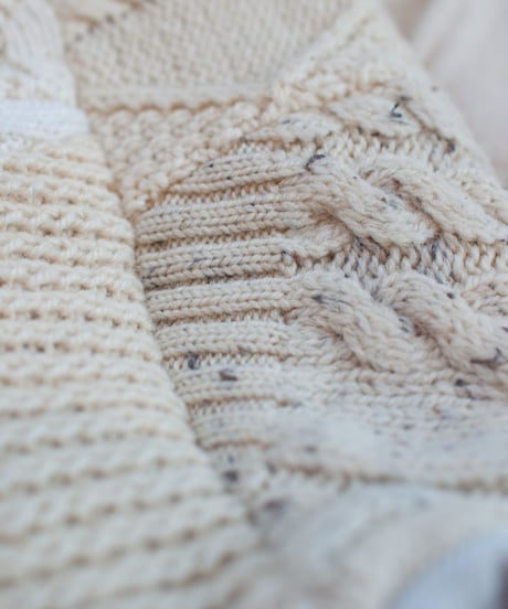 "つぎはぎのアームニット／レッグウォーマー 第二十七色" Arm Knit/Leg Warmers, Rebuild by vintages
