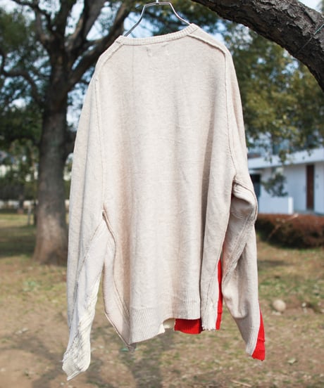 "捻くれすぎて素直だった"  It was too twisted and straightforward knit, Rebuild by vintages