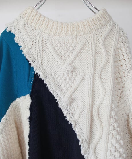 "光の愛" Love of light knit, Rebuild by vintages