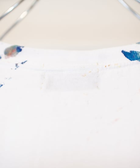 "色彩手刷り（あるいは翼）のロンT／第十八色" Multi color hand-printed (or winged) long-sleeved T-shirt