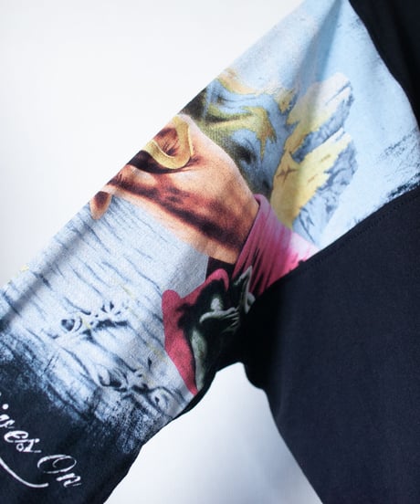 "私がそれを美しいと思う理由" why i think it's beautiful. long-sleeved T-shirt, Rebuild by vintages