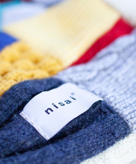 "つぎはぎのアームニット／レッグウォーマー 第四十四色" Arm Knit/Leg Warmers, Rebuild by vintages