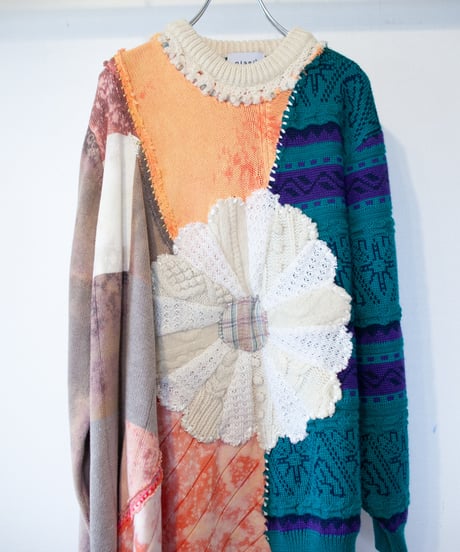 "昇花" sublimation knit, Rebuild by vintages