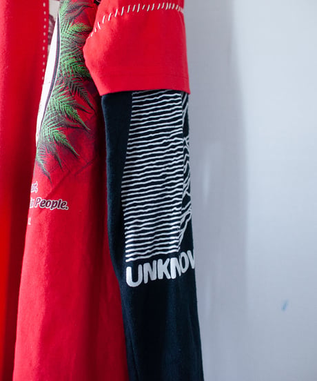 "ジョイ・ディヴィジョン／抑圧が咲かせた花" The Flower of Repression long-sleeved T-shirt, Rebuild by vintages