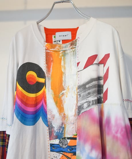 "私だけの色彩" My own colors long sleeve t-shirt, Rebuild by vintages