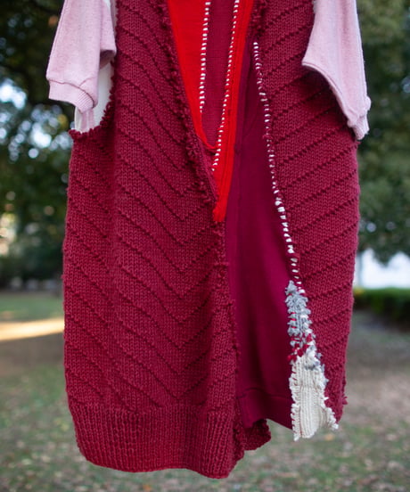 "乙女の日常" life of a girl long-knit, Rebuild by vintages