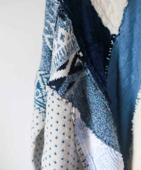 "あなたによく似たアシンメトリー" Asymmetry that looks a lot like you knit, Rebuild by vintages