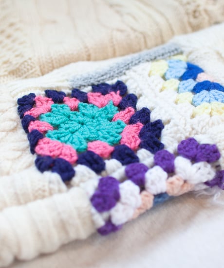 "つぎはぎのアームニット／レッグウォーマー 第五十二色" Arm Knit/Leg Warmers, Rebuild by vintages