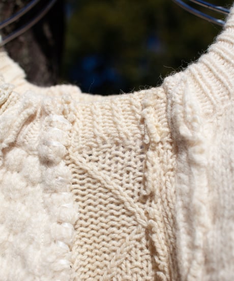 "白昼夢" Daydream over knit, Rebuild by vintages