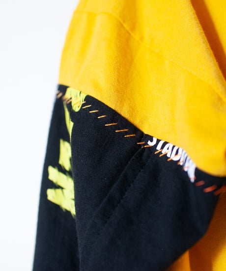"風の日には飛ぼうとしてみる" from ELLEGARDEN long-sleeved T-shirt, Rebuild by vintages