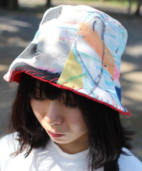 【nisai × daisuke kondo】”遊びと色の果て” After Painting Play Hat / 003