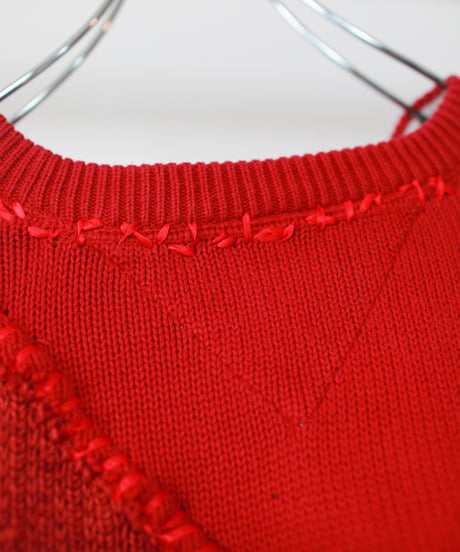 "ボーイフレンド・ウィズ・デートコース・ニット" Boyfriend with Date course knit, Rebuild by vintages