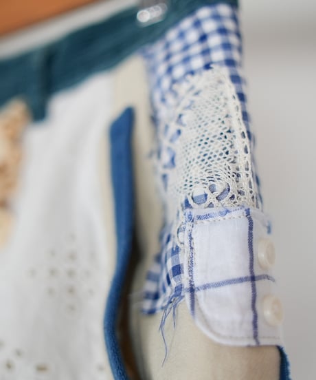 "持続可能型ときめき巻きスカート" Tokimeki Sustainability Wrap Skirt, Rebuild by vintages