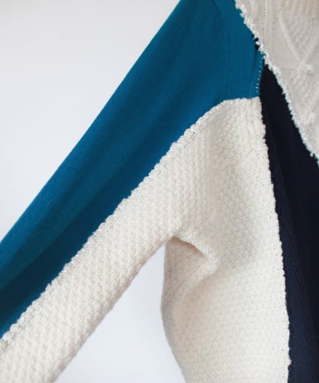 "光の愛" Love of light knit, Rebuild by vintages