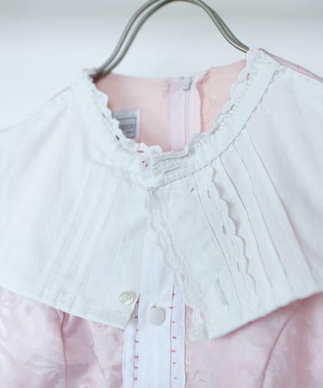"ひっくりかえったドレスブラウス" upside down dress blouse, rebuild by vintages