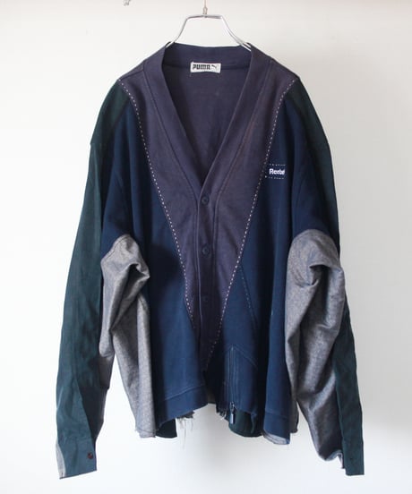 "奴のカーディガン" His cardigan, Rebuild by vintages